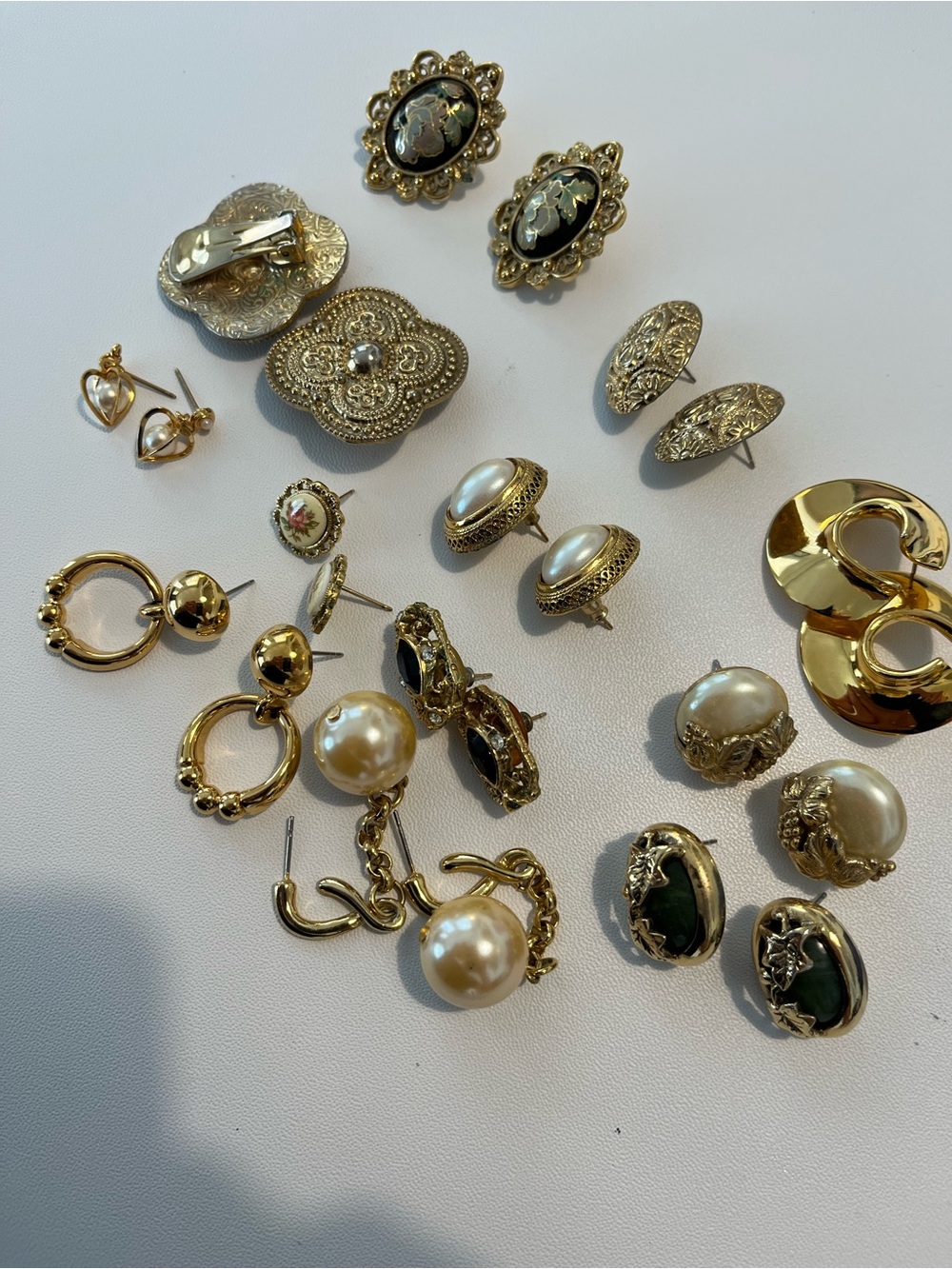Vintage 1980’s and 1990’s earrings.